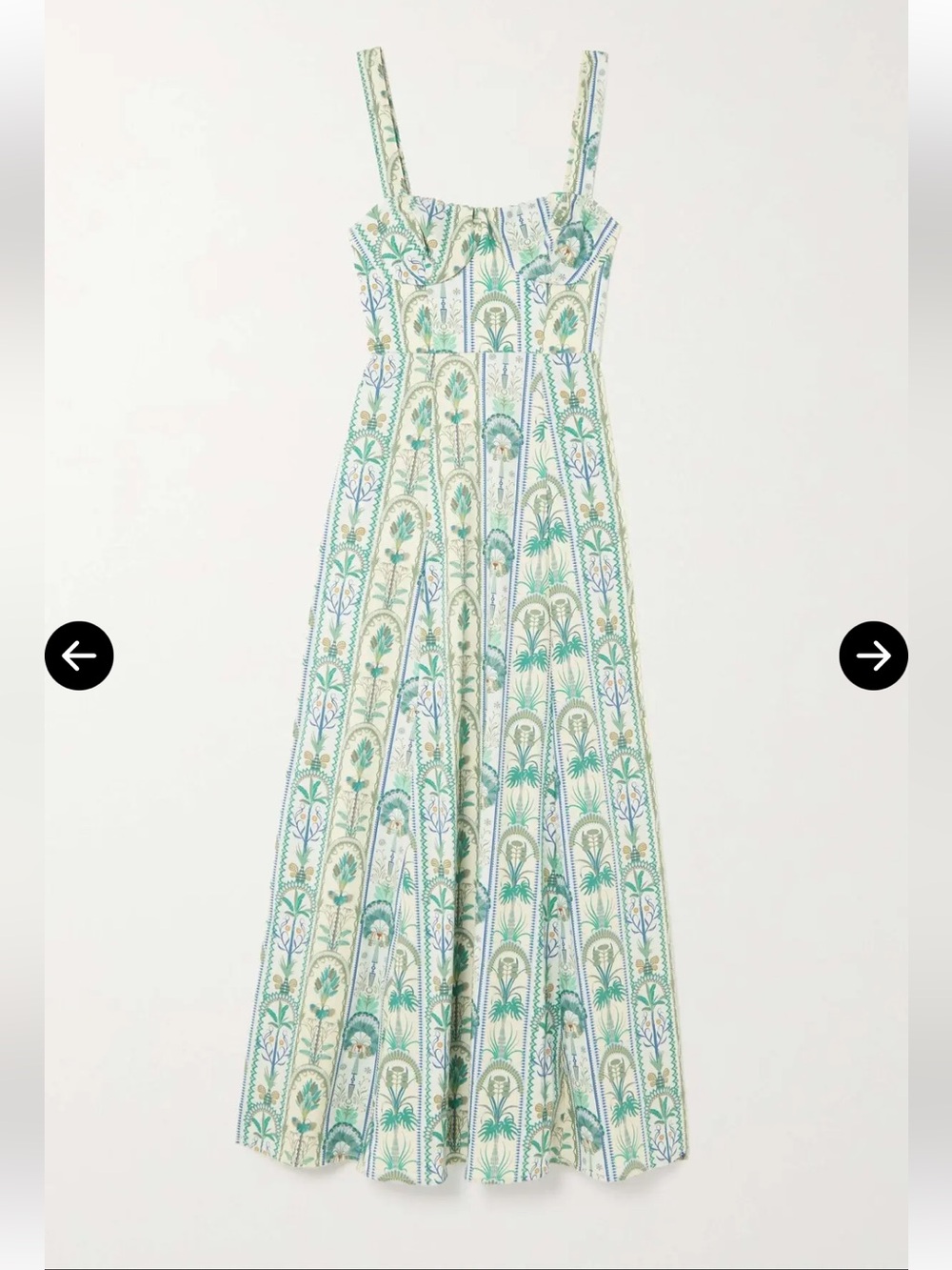 ISO Emporio Sirenuse Azzurra Mughal Dress 40/4